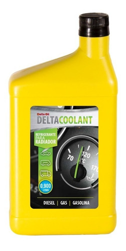 Refrigerante Verde Para Vehículo Coolant -  Cuarto 0.9 Lts