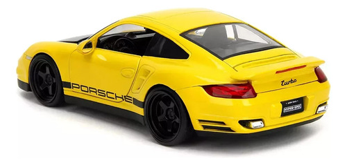 1/24 Porsche 911 Turbo (997) Jada Color Amarillo