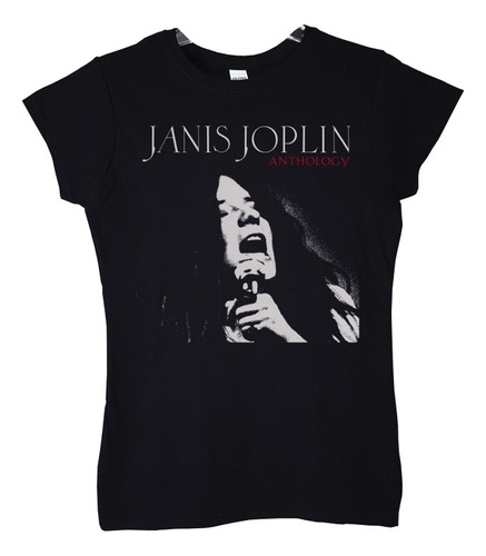 Polera Mujer Janis Joplin Anthology Rock Abominatron