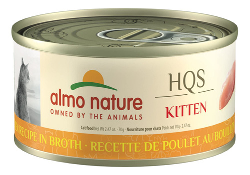 Almo Nature Hqs Natural Kitten, Sin Aditivos, Sin Cereales, 