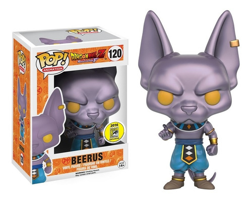 Funko Pop Beerus Metallic #120 - Miltienda - Dragon Ball Z