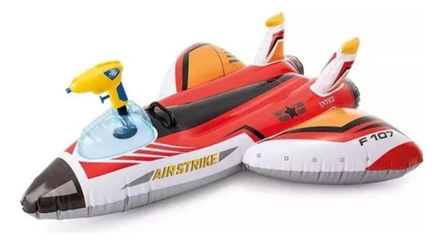 Inflable Salvavidas Intex Avión C/pistola De Agua