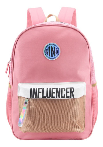 Mochila Nena Influencer Mujer Urbana Niñas Colores Escolar 