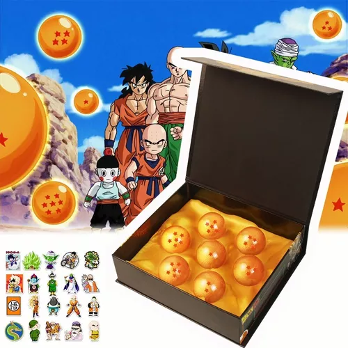 Peluca de Saiyan Son Goku de Dragón Ball en caja para niño