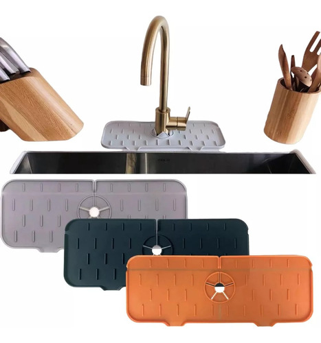 Tapete Protector Silicona Salpicadura Grifo Cocina Multiusos