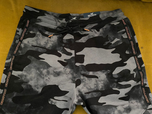 Jogger (pants) Hollister Gris Camuflaje Talla Grande (l) Mod