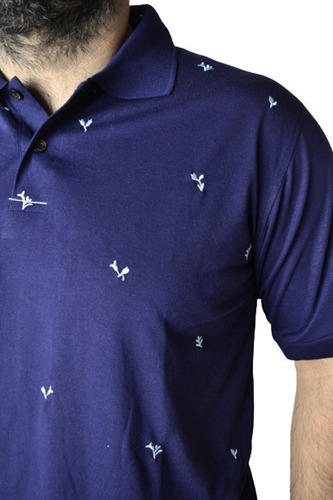 Chomba Bordada Remera Hombre The Big Shop