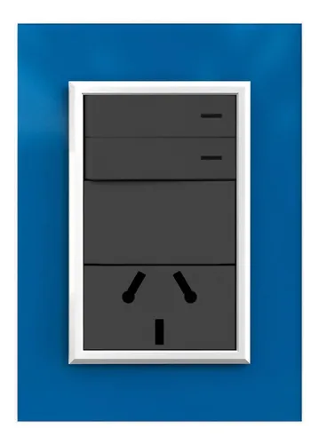 comprar 2½ Punto Y Toma Combin Cristal Jeluz - Azul \u002F Blanco - Negro