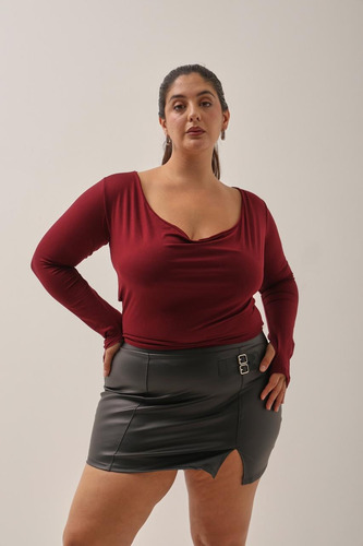 Tops Manga Larga Buche Mujer Naif