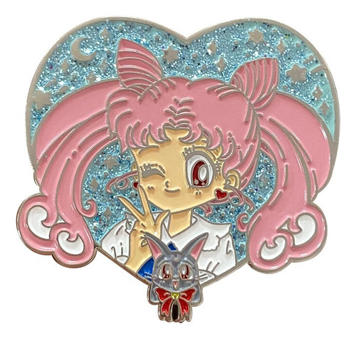 Pins De Chibi Moon / Sailor Moon / Broches Metálicos (pines)