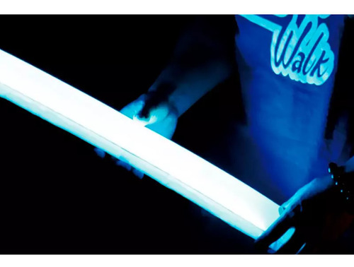 Bastão De Led Inflável Greika 3,5w Usb Estrutura Azul Luz Branco-amarelo 0
