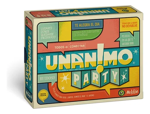 Juego De Mesa Unanimo Version Party Original Maldon