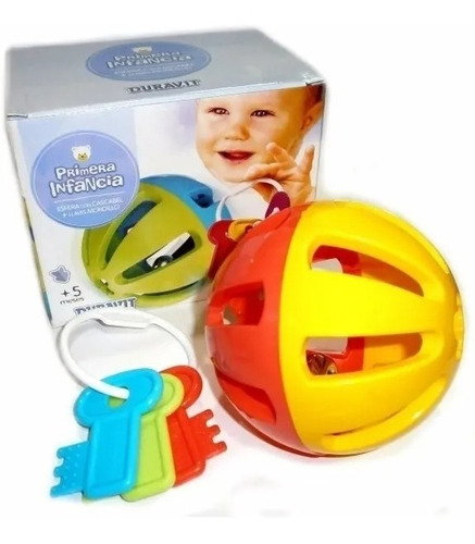Imagen 1 de 5 de Duravit Set Sonajero Esfera Cascabel Mordillo - Playking