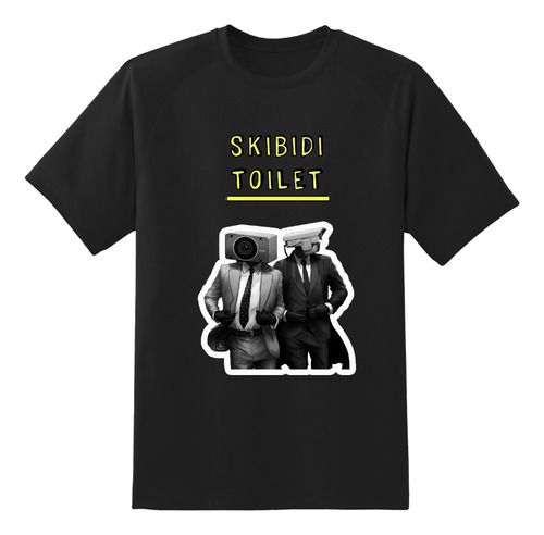 Remera Estampada Niño Niña Skibidi Toilet Algodon Juego