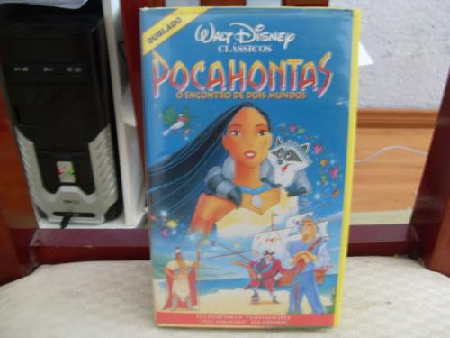 Vhs Pocahontas   Walt Disney Clássicos  ( Dublado ) 
