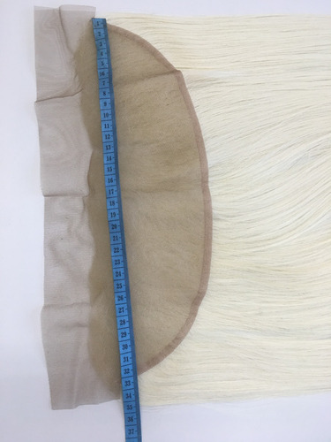 Prótese Capilar Sintético Orgânico Front Lace Clousure 50cm
