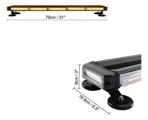 Baliza Led Techo Imantada Xl Seguridad Alta Potencia Karvas