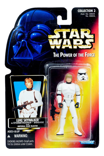 Star Wars Power Of The Force Red Luke Skywalker Stormtrooper