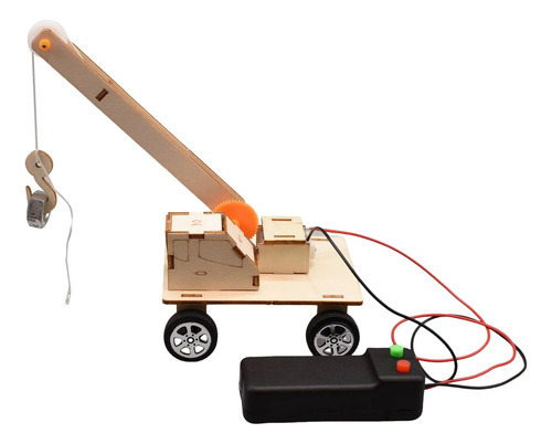 Grua A Control Remoto Robotica Educativa Para Armar Kit Stem Grua Para Armar