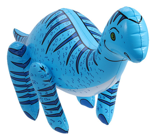 Juguete De Dinosaurio Iguanodon Azul Para Decoración De Fies