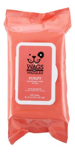 Toallitas Hipoalergénicas Perro Whiskers & Wiggles 100 Pzas