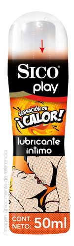 Lubricante Sico Play Calor Termico Anal Vaginal 50ml