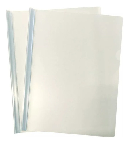 Carpeta Con Vaina A4 Lama Transparente Pvc X2 Unidades Color Blanco