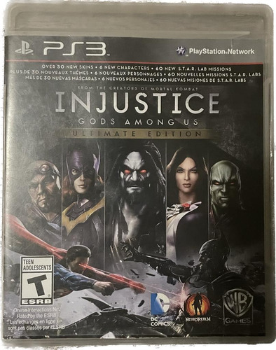 Injustice: Gods Among Us Ultimate Edition Ps3 Físico