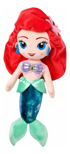 Ariel La Pequeña Sirenita Muñeca Peluche 37cm Disney Store