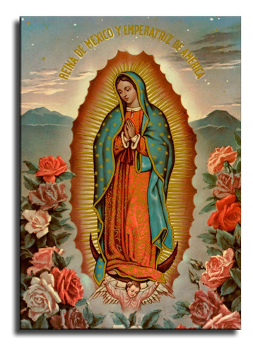 Superyufeng Virgen De Guadalupe Virgin Mary - Lienzo Impreso
