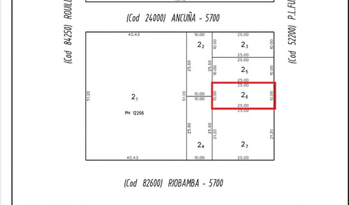 Terreno Zona Oeste 