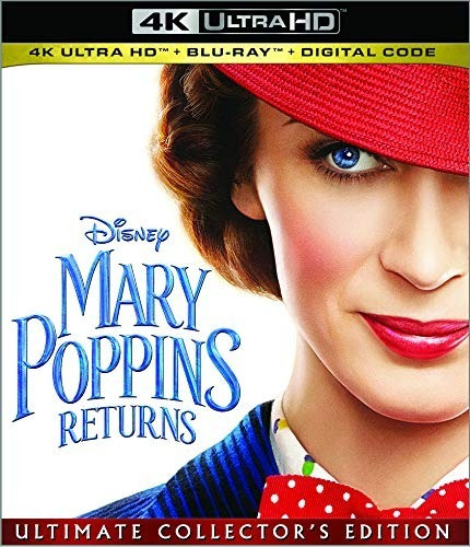 4k Ultra Hd + Blu-ray Mary Poppins Returns / Regreso De M...