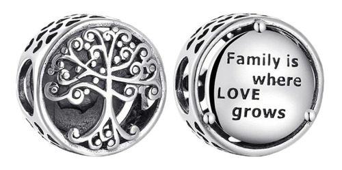 Charm Pandora Arbol Familia Vida Amor Plata 925