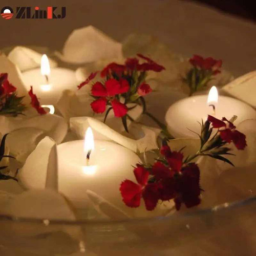 20 Velas Flotantes 4.5x3cm Oval Eventos Boda Pecera Alberca