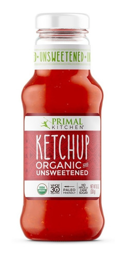 Primal Kitchen Ketchup Catsup Organics Sin Endulzar 320g Se