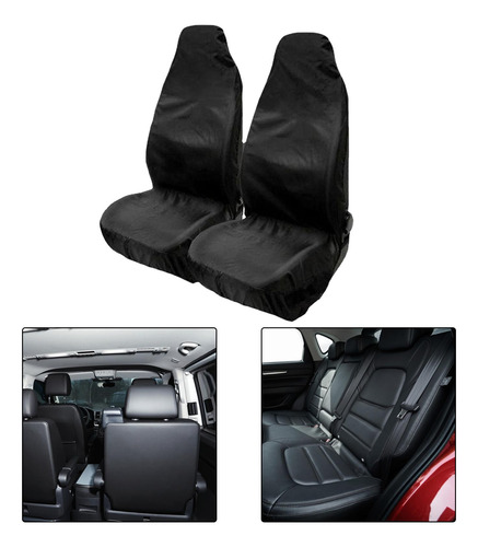 Juego De Fundas De Asiento De 2 Piezas Protector De Asiento