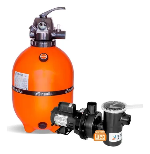 comprar Kit Filtro Piscina F450p+ Bomba 1\u002F2 Cv Weg Nautilus Ate 52m³
