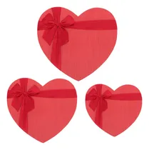 Comprar Cajas De 3 Piezas Caja De Corazón Rojo Cajas Organizadoras