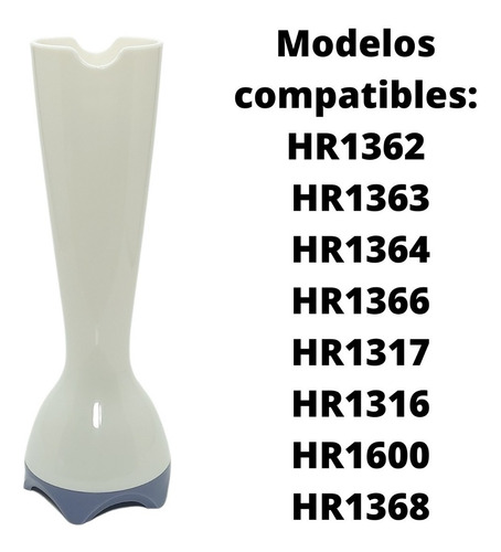 Imagen 3 de 7 de Repuesto Brazo Pie Mixer Philips Hr1362 Minipimer Compatible