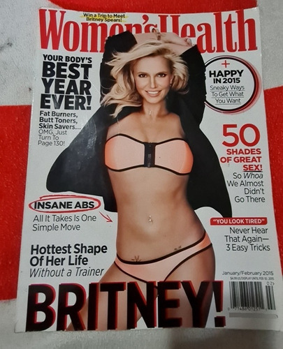 Britney Spears Revista Womanhealthversion American Y Chile
