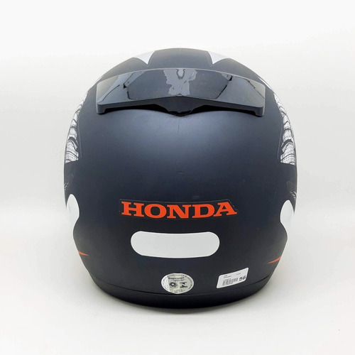 Capacete Honda Hfs Hg Samurai Preto Fosco