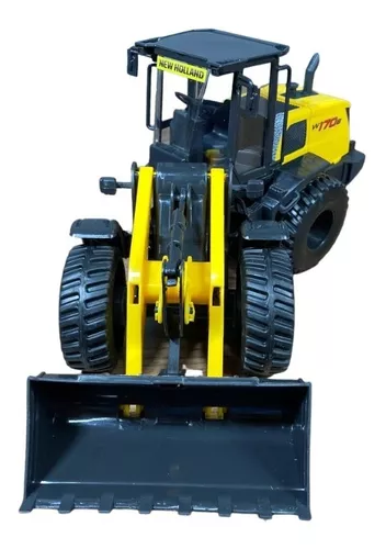 Brinquedo Trator New Holland C/Carreta Iveco 589 Usal Plastic