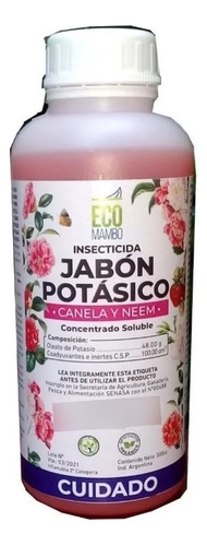 Jabon Potasico Neem Canela X 500 Cc Organico - Horus Grow -