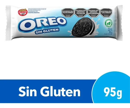 Galletas Oreo Chocolate Sin Tacc Sin Gluten Vegan X95g