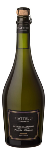 Espumante Piattelli Brut Nature 750ml. Metodo Champenoise