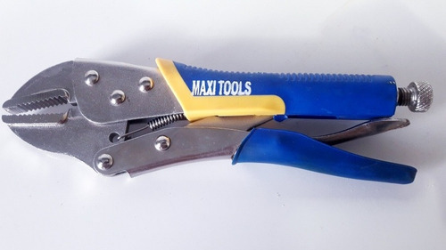 Alicate Presion Recto 10 Pulgadas Maxi Tools Mango Goma