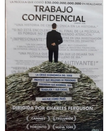 Trabajo Confidencial - Dir: Charles Ferguson- Dvd - Original