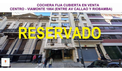 Venta De Cochera En Centro, Capital Federal