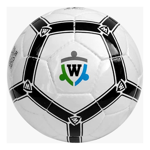 Pelota De Futsal Wolfi Nº 4 Medio Pique Cocida Negro