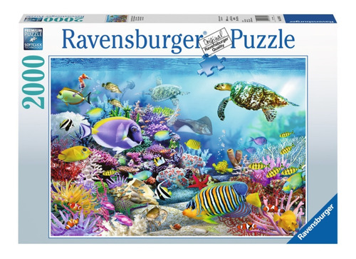 Oceano Tortugas Arrecife Coral Rompecabezas 2kp Ravensburger